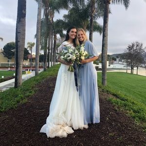 Perfect blue, floor length dress!